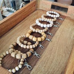 Wristlet Beaded Keychain