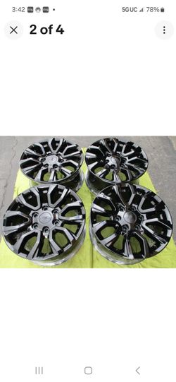 17" FORD RANGER GLOSS BLACK RIMS