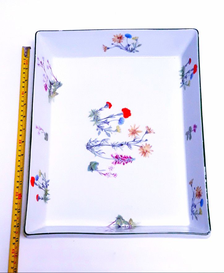 Absolutely Gorgeous Serving French Plate Made in France Louis Lourioux 'Le Faune' Fire Proof Porcelain