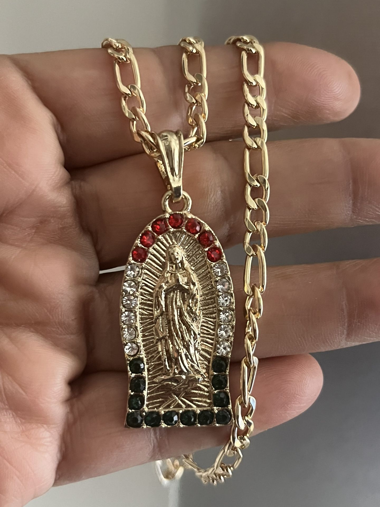 virgen de guadalupe necklace