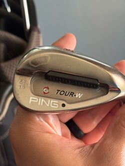 Right handed stiff shaft PING Tour-W 54/10 wedge (black dot)