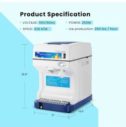 Electric ice shaver
