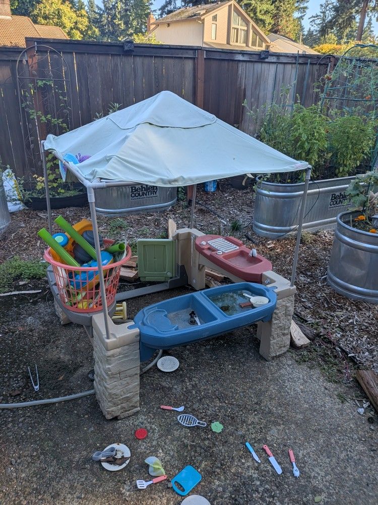 Kids Covered BBQ Playset
