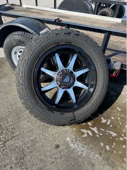 Like-New 20” Truck Rims and Tires for Sale