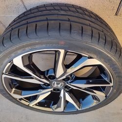 ***" HONDA CIVIC Si. SET OF OEM WHEELS & TIRES***"