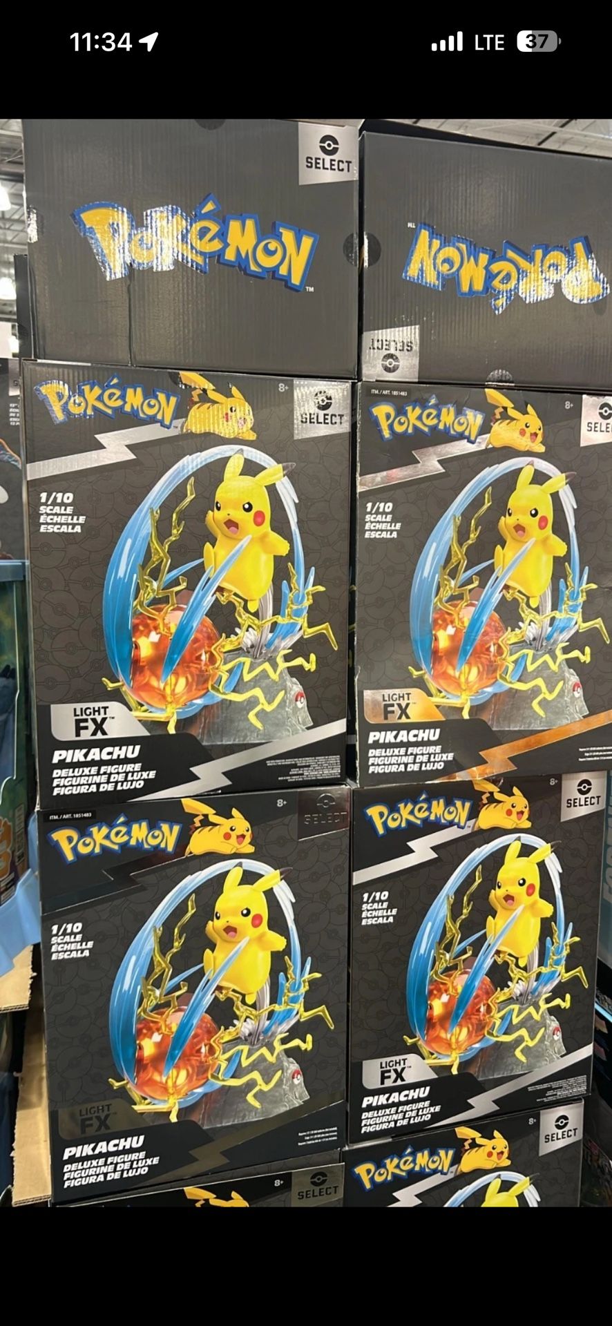 Pokemon Pikachu 13" Deluxe Collector Statue Jazwares Select Wave 2 NEW