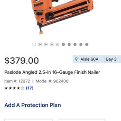 Paslode nailer