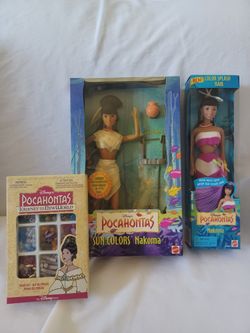 1995 Disney Pocahontas Nakoma Doll Lot