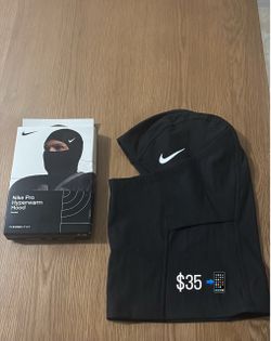 Black Nike ski mask