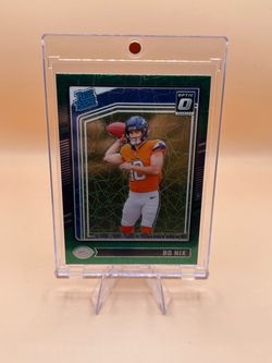 2024 Bo Nix green green velocity optic rookie card🔥