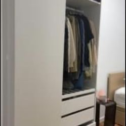 Custom Ikea White Closet