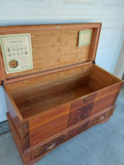 Vintage cedar Trunk