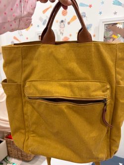 Universal Thread Mustard Yellow Canvas Tote Bag