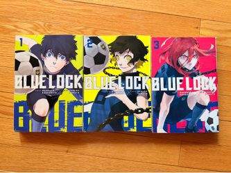 Blue Lock Manga Volumes 1–3 Set English Kodansha Excellent Condition