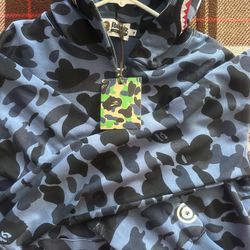 Blue Bape Hoodie