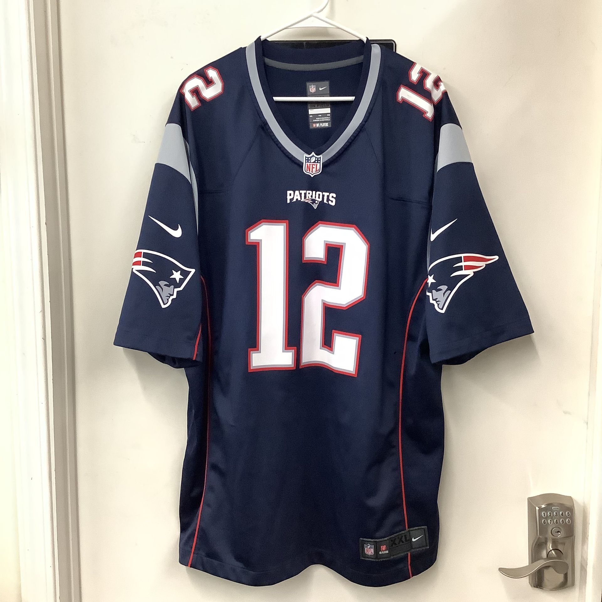 Tom Brady New England Patriots Nike Navy Jersey Men Size XXL