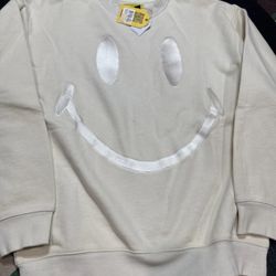 CHINATOWN MARKET Studios Smiley Face Cream Embroidered Crewneck