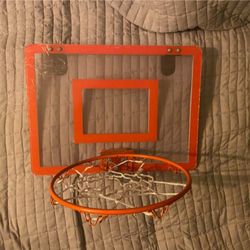 Basketball hoop on the door 