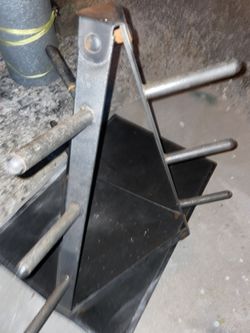 8 Peg Weight Rack/ Tree Stand For Free Weights