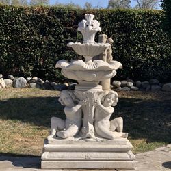 Carved Stone Fountain 