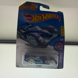 Hot Wheels HW Glow Wheels 5/10 24 Ours 189/365 Best For Track Blue