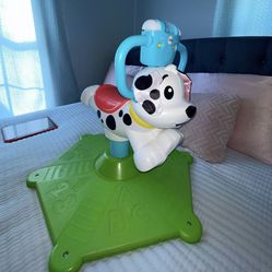 toddler fisher price ride on dog / baby toy 