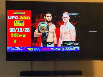 Sceptre 55 Inch 4K TV with Wall Mount and Sound Bar