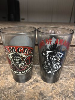 Sons of anarchy glasswear set