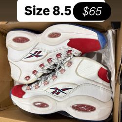 Iverson Reebok Size 8.5