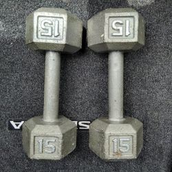 Hex Dumbbells Sets 15 Pound 
