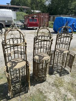 Wicker Wine Racks 18 Inches Wide By 52 Inches Tall 