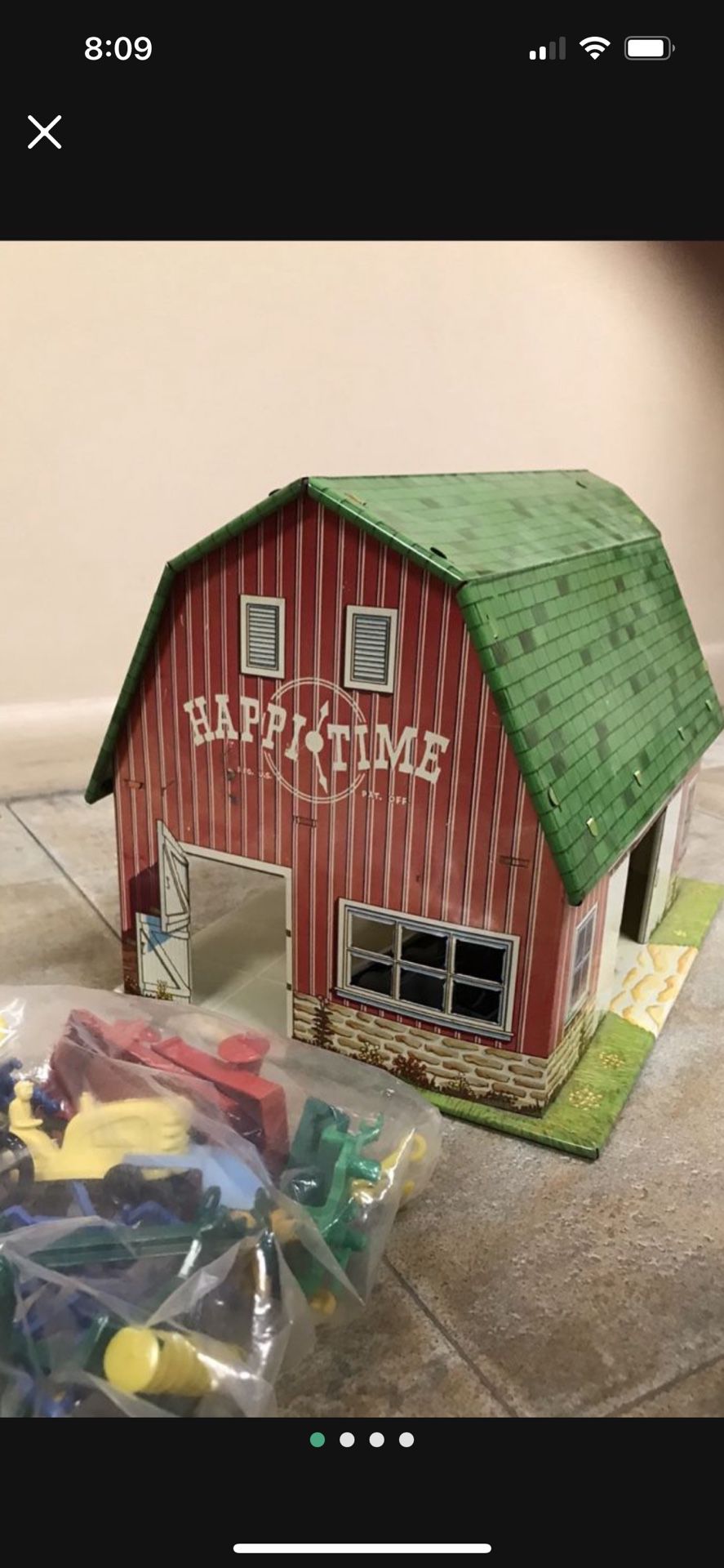 Toy Vintage 1950’s Marx Happi Time Farm Set Read Description 