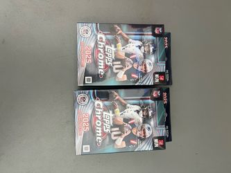 2025 Topps Chrome football Hanger Box