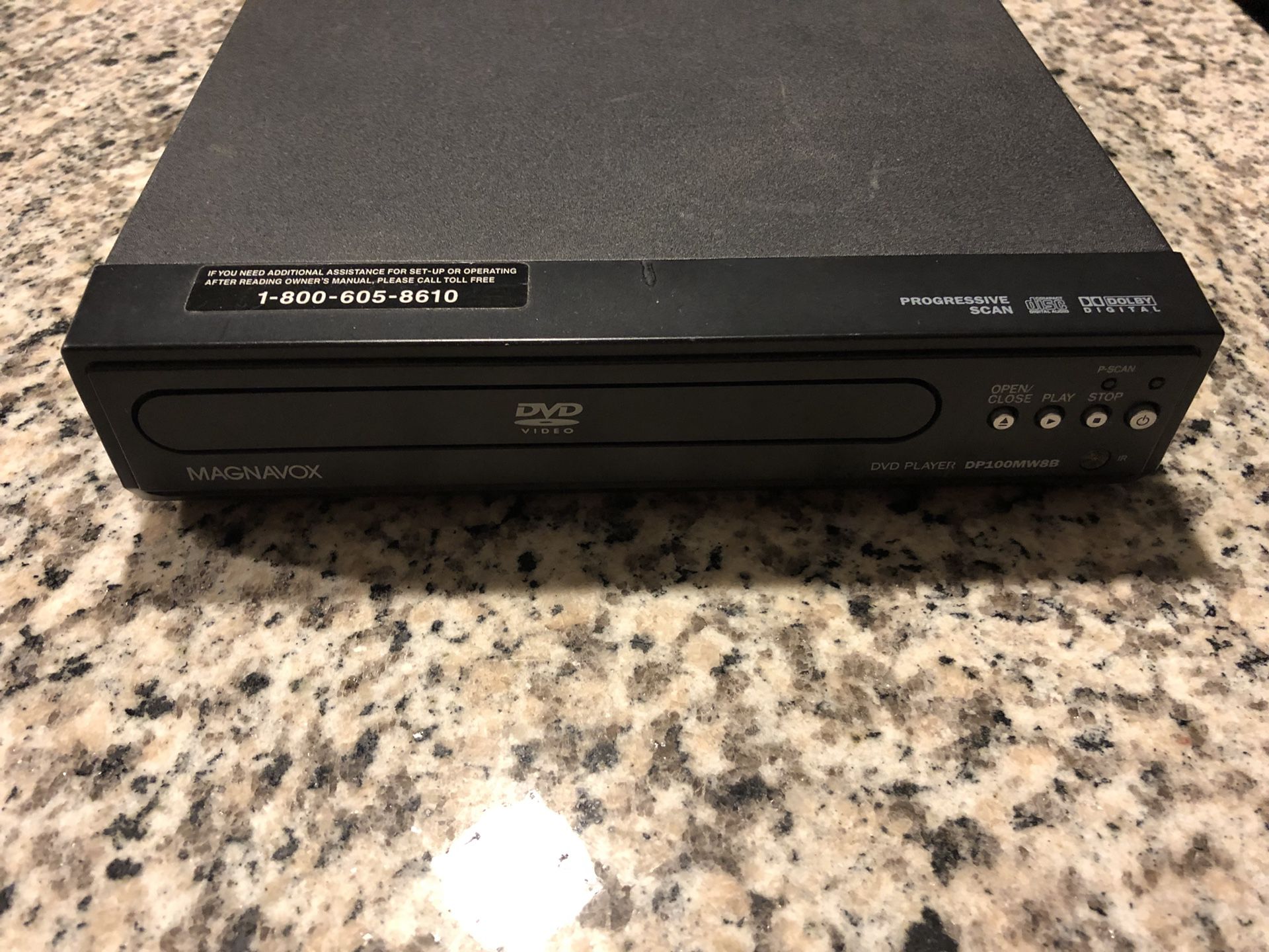 Magnavox DVD player without remote