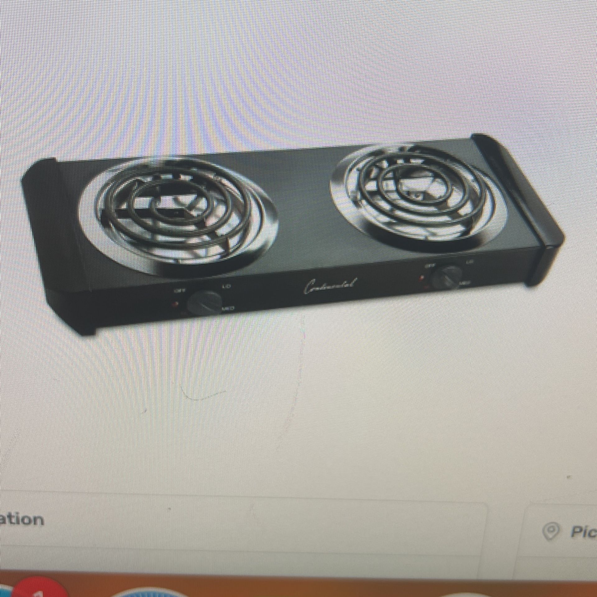 Electric Double Burner