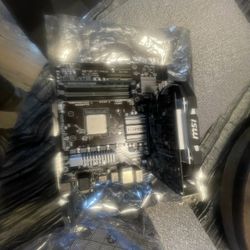 Gigabyte Motherboard, AMD CPU, 8 Gigabytes Of Ram, And MSI 1050 TI