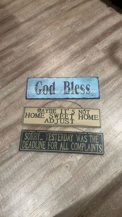 Wooden Wall Signs