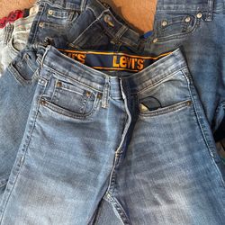 Boys Size 10-12  Blue Jeans 