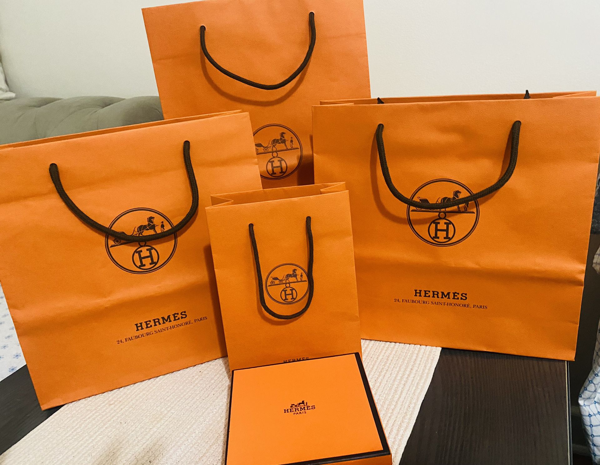Hermes Shopping Paper Bag