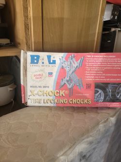 B&L X-shock. Tire Locking Chocks