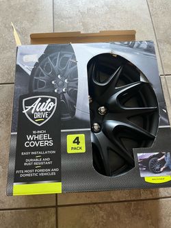 Wheel Covers W/Rings. New 16” (4). See Photos.