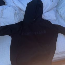 Black Essentials Hoodie 