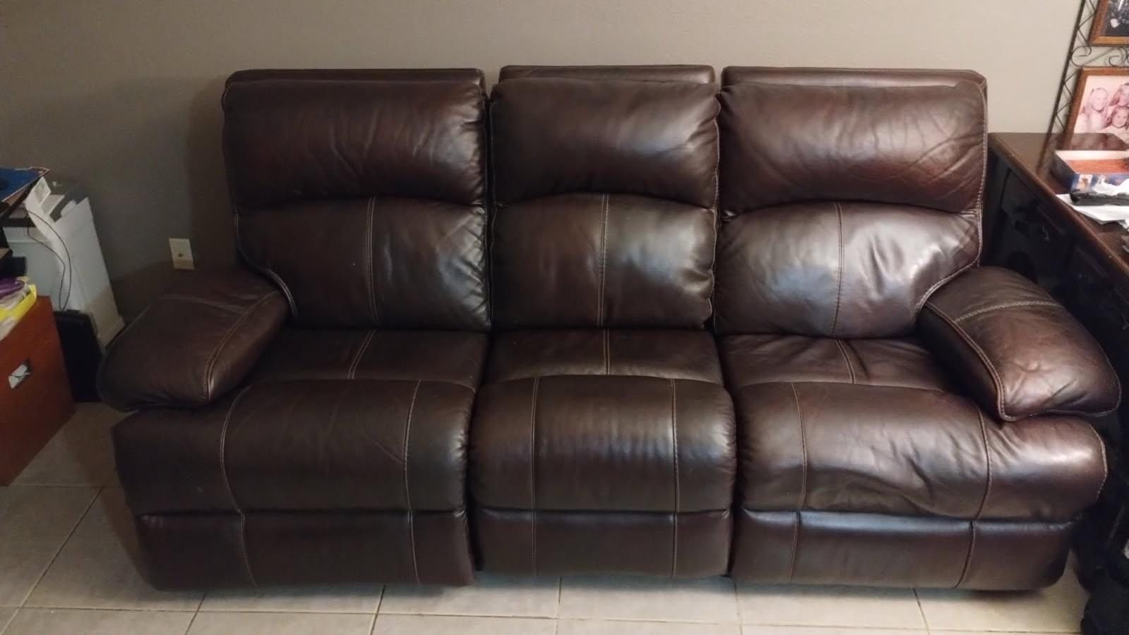 Couch and love seat recliners