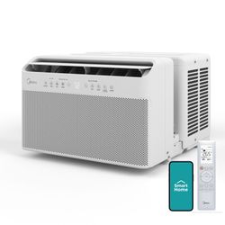 Midea U-Shaped Medium Room Window Air Conditioner , Remote Included ( 115-Volt , 8000-BTU ) ENERGY STAR Certified