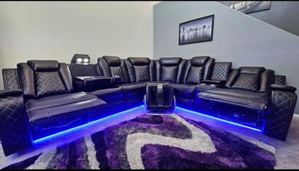 🆕 Power Reclining Sectional Couch Sofa