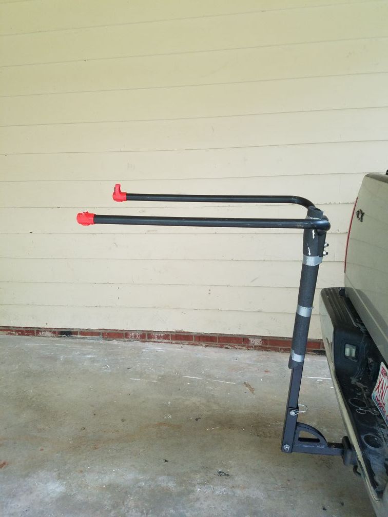 Bike rack, trailer hitch 1 1/4" with 2" adapter