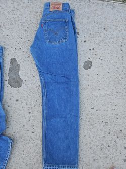 501 Levi Original Button Up Jeans 30X30