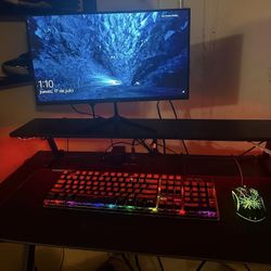 PC gaming and graphic card RTX 1050