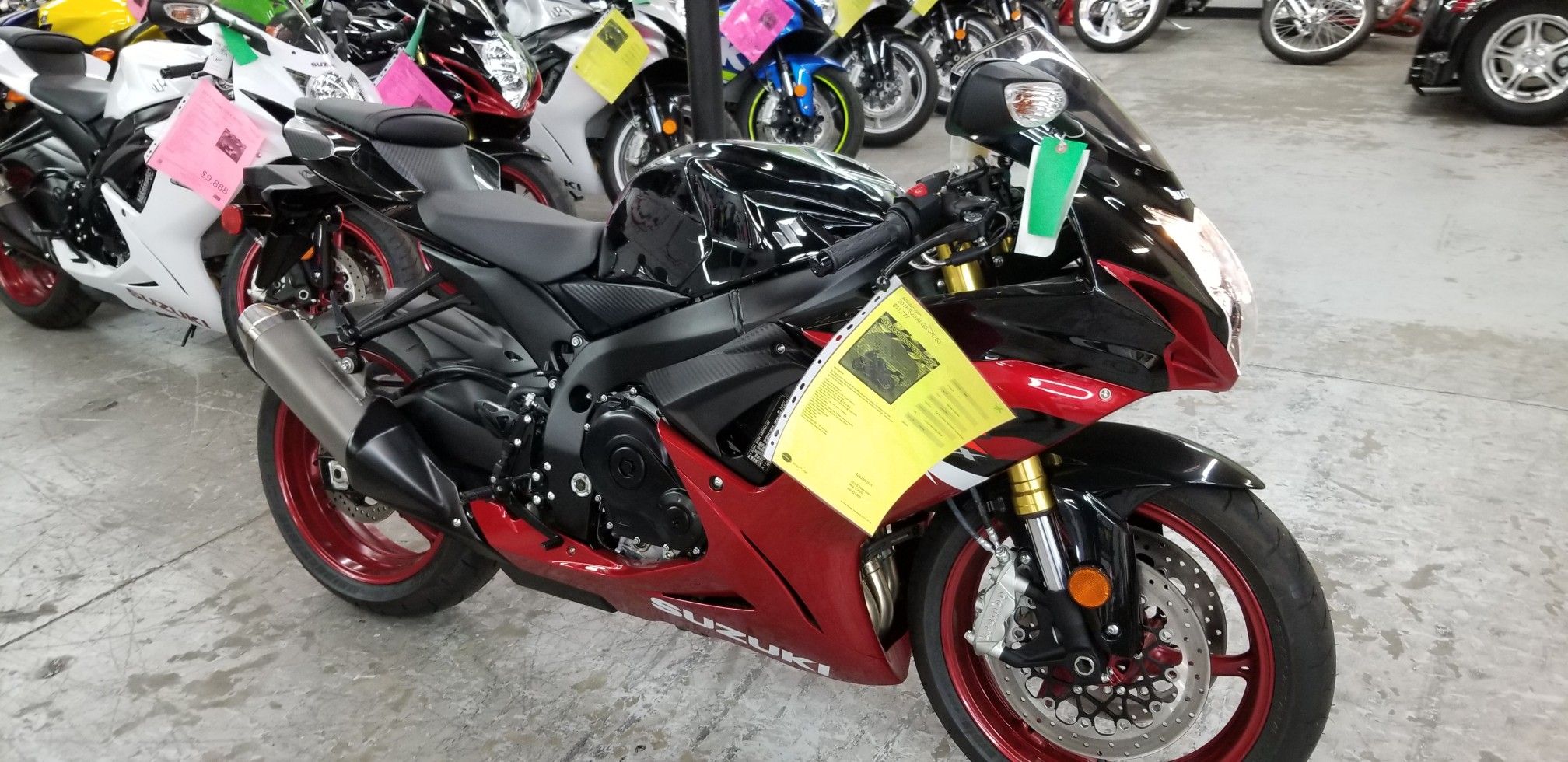 2018 Suzuki gsxr750 with 5 miles! Brand new never owned used bike