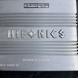 Hifonics 1300 Watt Amp